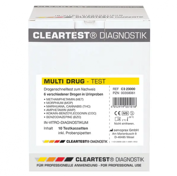 CLEARTEST Multi-Drug Test 6